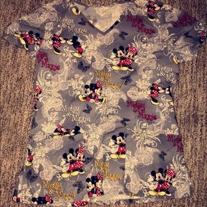 Mickey Mouse scrub top!